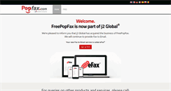 Desktop Screenshot of freepopfax.com